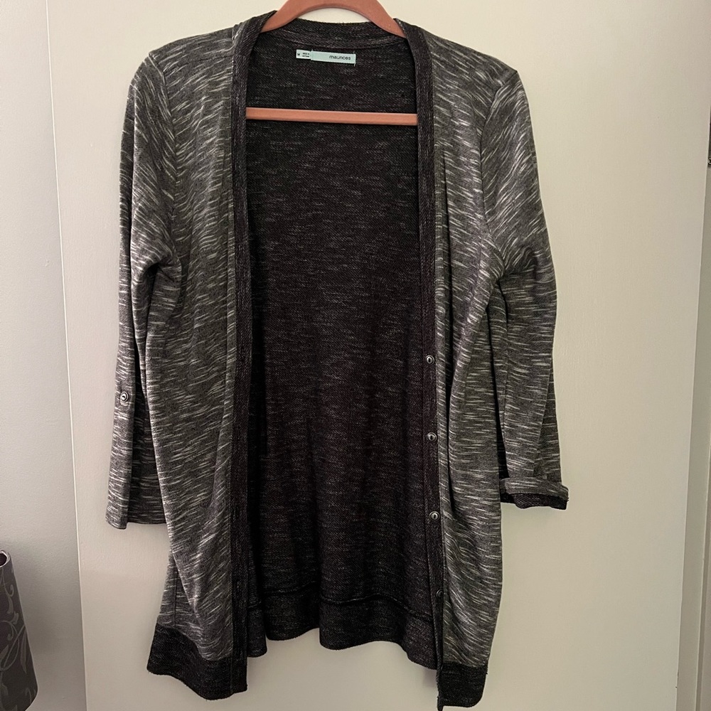 Maurices button up jacket, 3/4 sleeves, M